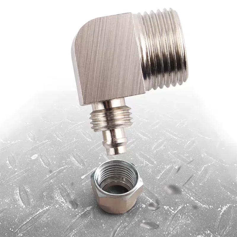 

1pc PL Elbow 4 6 8 10 12mm Hose Quick Twist 1/8" 1/4" 3/8" 1/2" BSPT Male Brass Twist Lock Fitting Quick Pneumatic Air Connector