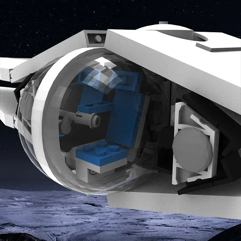 Klocki konstrukcyjne Space Starship Model Moc Mini Y222 Startship Technology Modular Blocks Prezenty Zabawki świąteczne Zestawy DIY Montaż