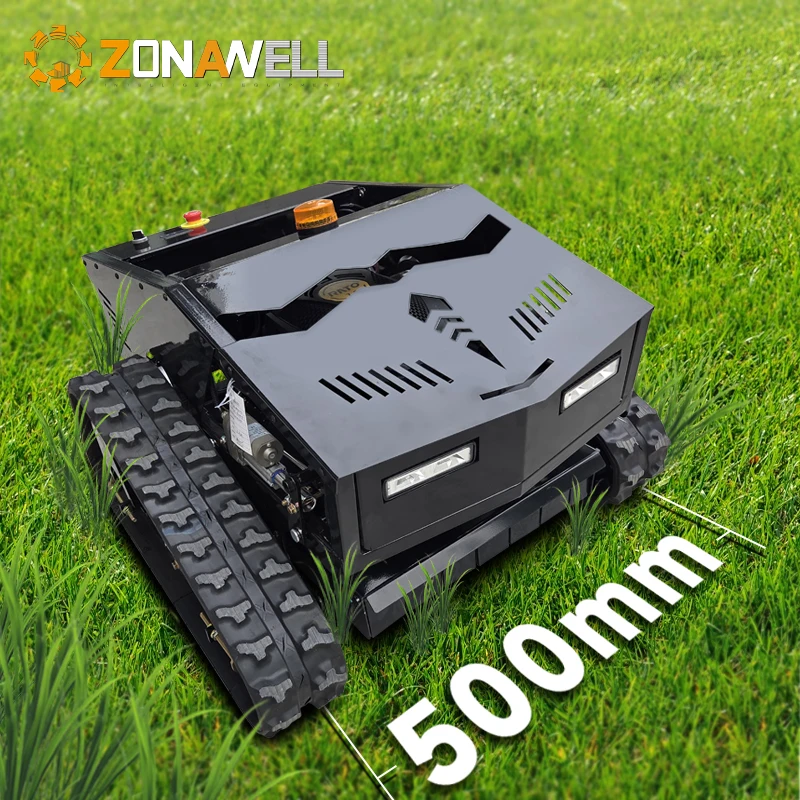 必須アイテム - ZNW-500B リモート芝刈り機：CE/ISO/EURO5認証、500mm刈幅、効率的に芝生を整える