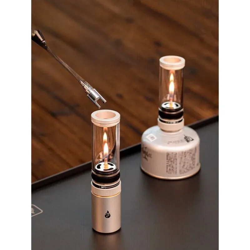 

Camping light long battery life outdoor gas camp tent light retro horse camping atmosphere light