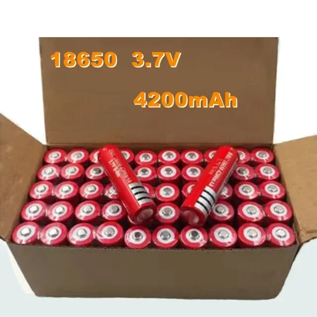 One Hundred % New 18650 3.7V Flashlight Headlamp Rechargeable Battery Lithium Ion Rechargeable Battery 18650