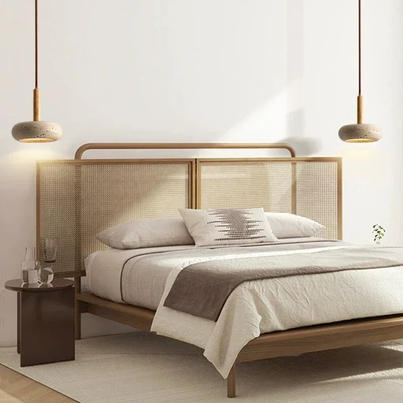 

Japanese wabi-sabi style yellow travertine chandelier Nordic restaurant bar lamp bedroom bedside retro stone LED chandelier