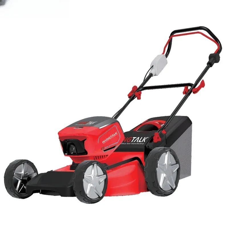 Lithium battery lawn mower, charging power hand-push self-propelled lawn mower, orchard lawn mower