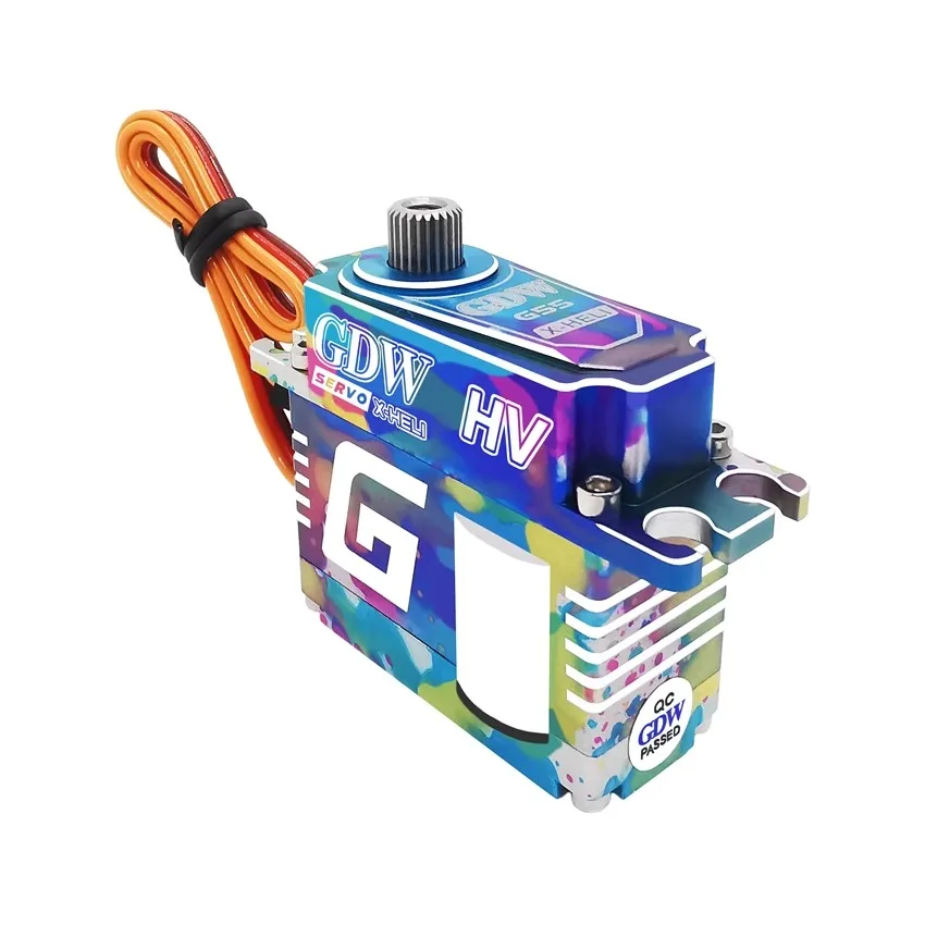 GDW G50HV Swashplate G55 Narrow-Band Tail-Locking Helic High Speed  Metal Brushless Digital Servo For RC Helicopter Competition