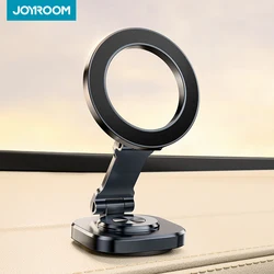 Joyroom Magnetic Phone Holder for Car 360° Rotation Adjustable for MagSafe Car Mount  24 Strong Magnet Foldable Phone holder