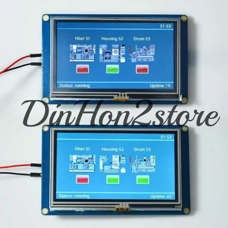 NX4827T043 4.3 inch human-machine interaction interface HMI core