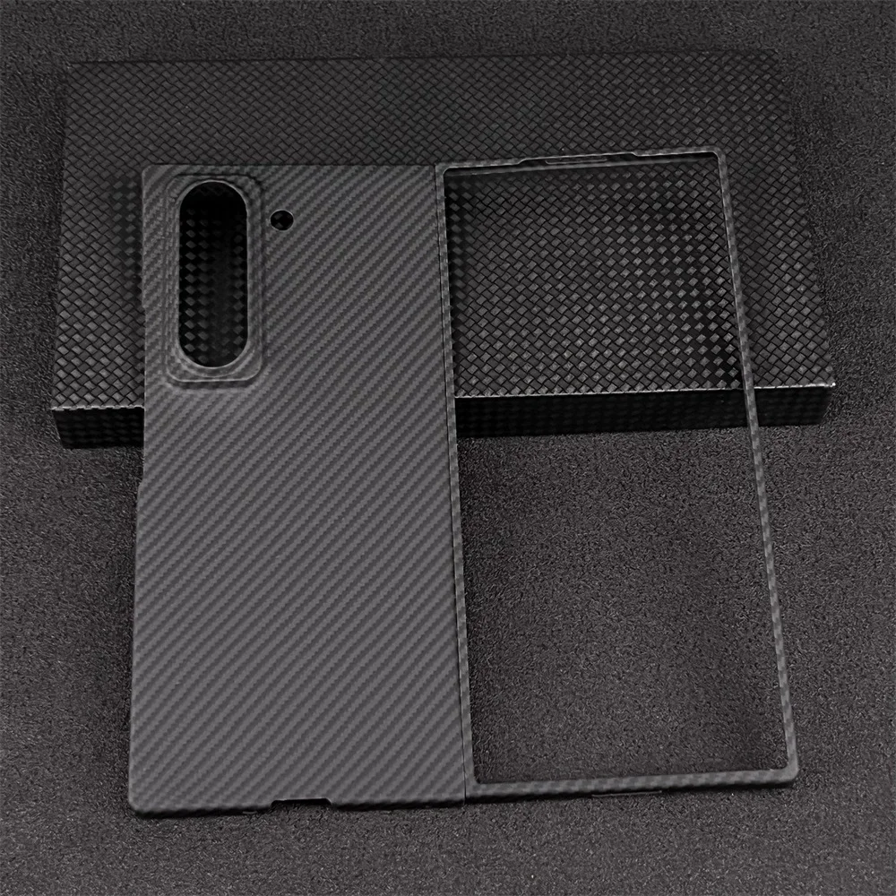 Real Carbon Fiber Phone Case for Samsung Galaxy Z Fold SE Special Ultra Thin Anti-fall Carbon Fiber Hard Cover Cases