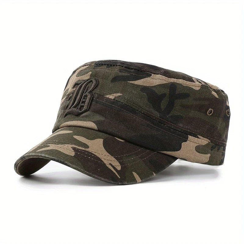 1pc Outdoor Flat Top Tarnung Baseball mütze, Herrenmode Sonnenhut