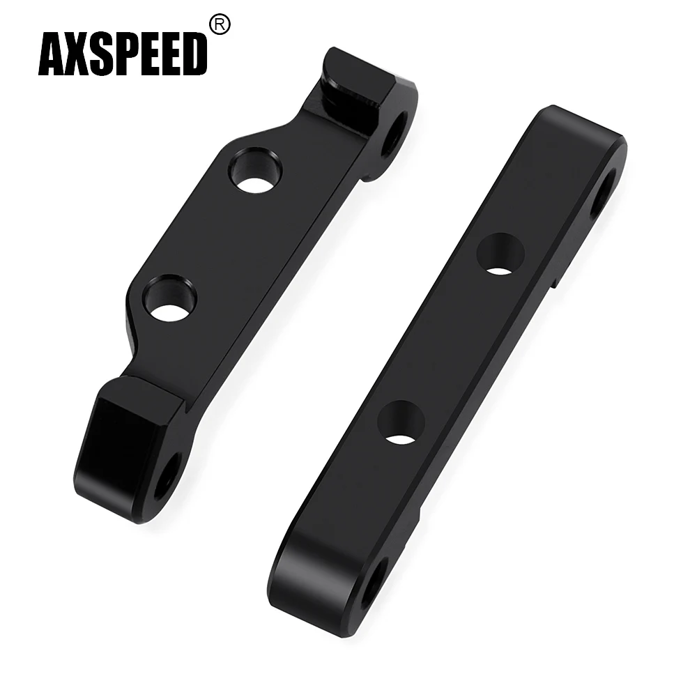 AXSPEED Aluminum Alloy Rear Pivot Block Set Arm Mount for 1/16 Mini-B 2WD RC Buggy Truck Model Upgrade Parts
