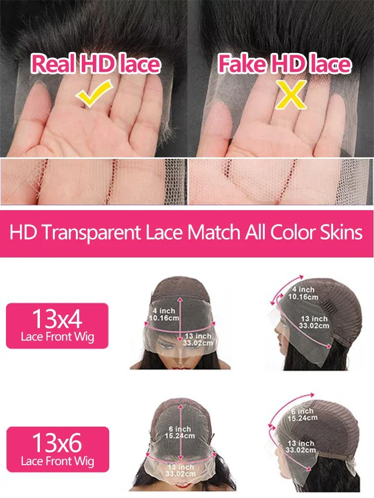 40 42 بوصة موجة عميقة 13x6 Hd الدانتيل الجبهة باروكة من شعر طبيعي البرازيلي مجعد الباروكات موجة عميقة شعر مستعار أمامي فضفاض موجة المياه شعر مستعار للنساء #6