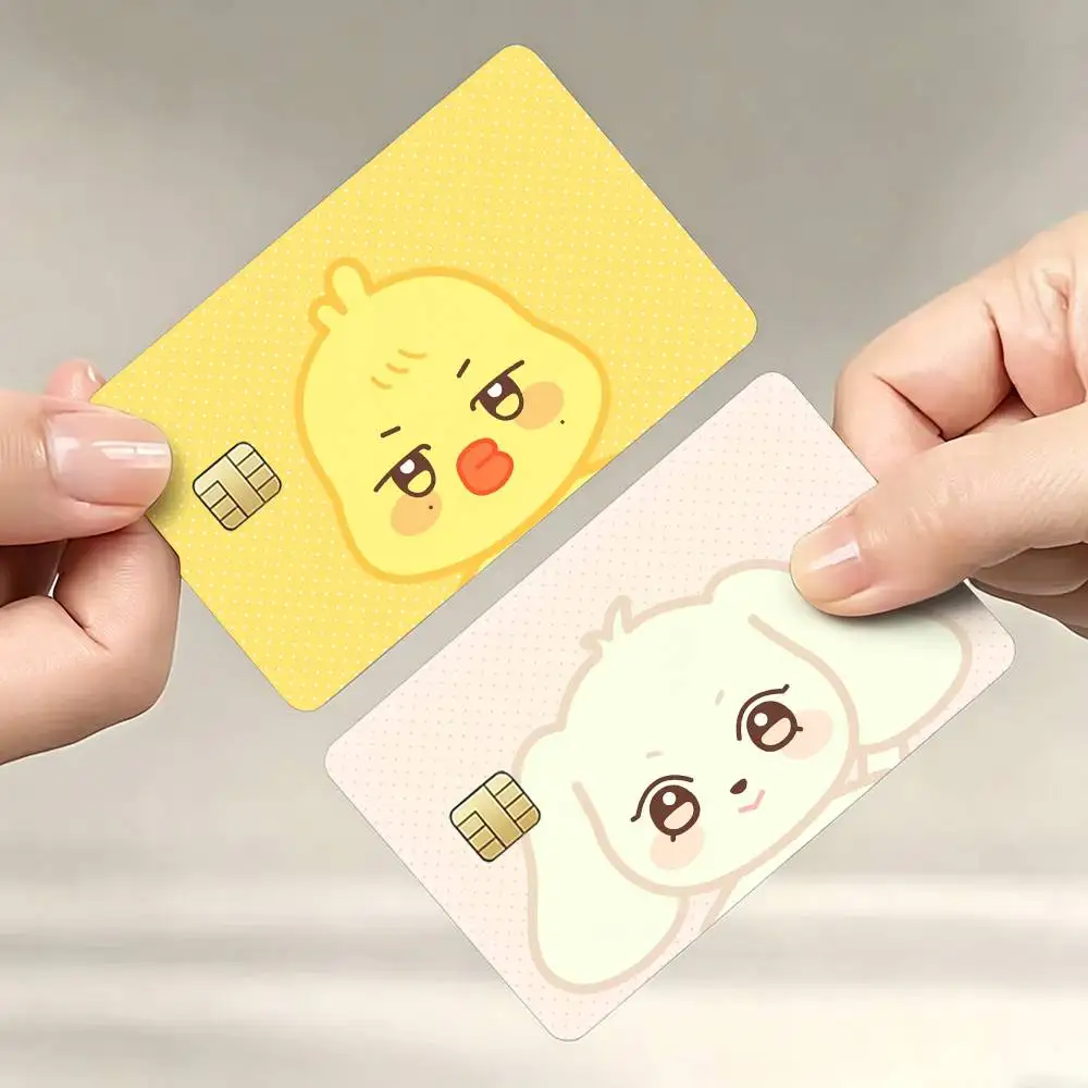 KPOP ANITEEZS Decorative Waterproof Film Skin Cover Credit Card Stickers Debit Front Bank Bus Pass