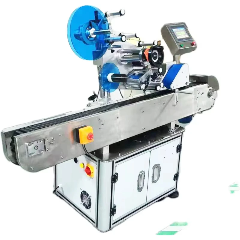 Automatic Horizontal Sticker Labeling Machine For Test Tube Vial Oral LiquidSmallRound Bottle