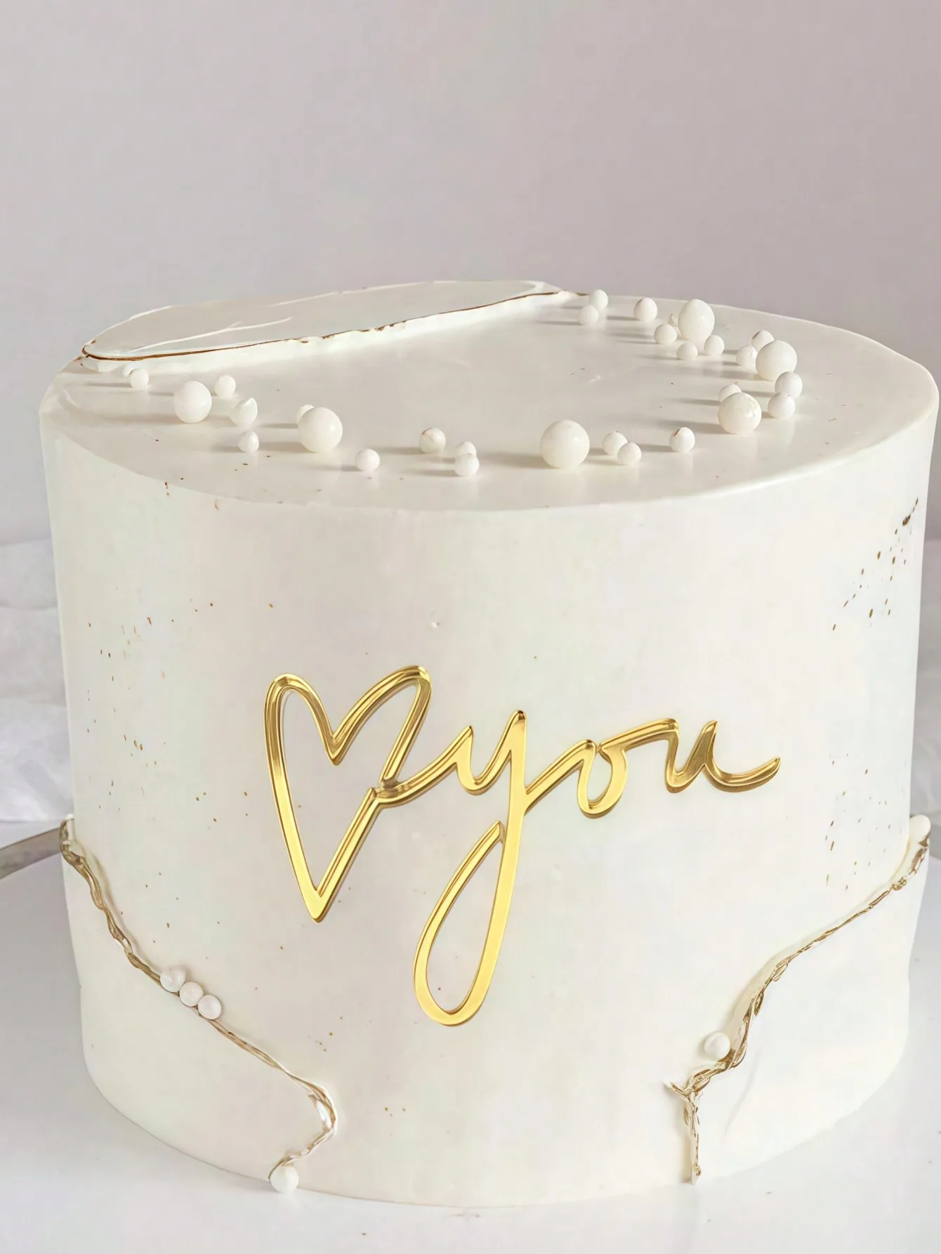 3 Stück elegante Acryl-Kuchendekoration, Hochzeit/Verlobung/Jahrestag/, Premium-Topper, Backzubehör und romantisches Geschenk