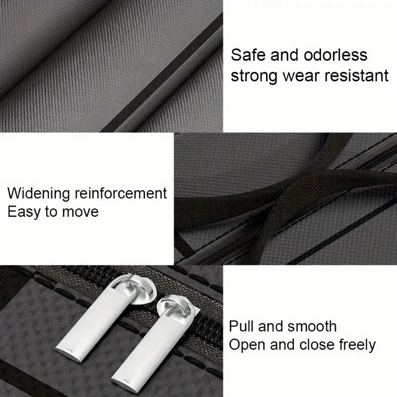 Sac à bagages mobile étanche de grande capacité, sac de voyage Extra pliable, organisateur de vêtements pliable et anti-poussière, sacs de rangement