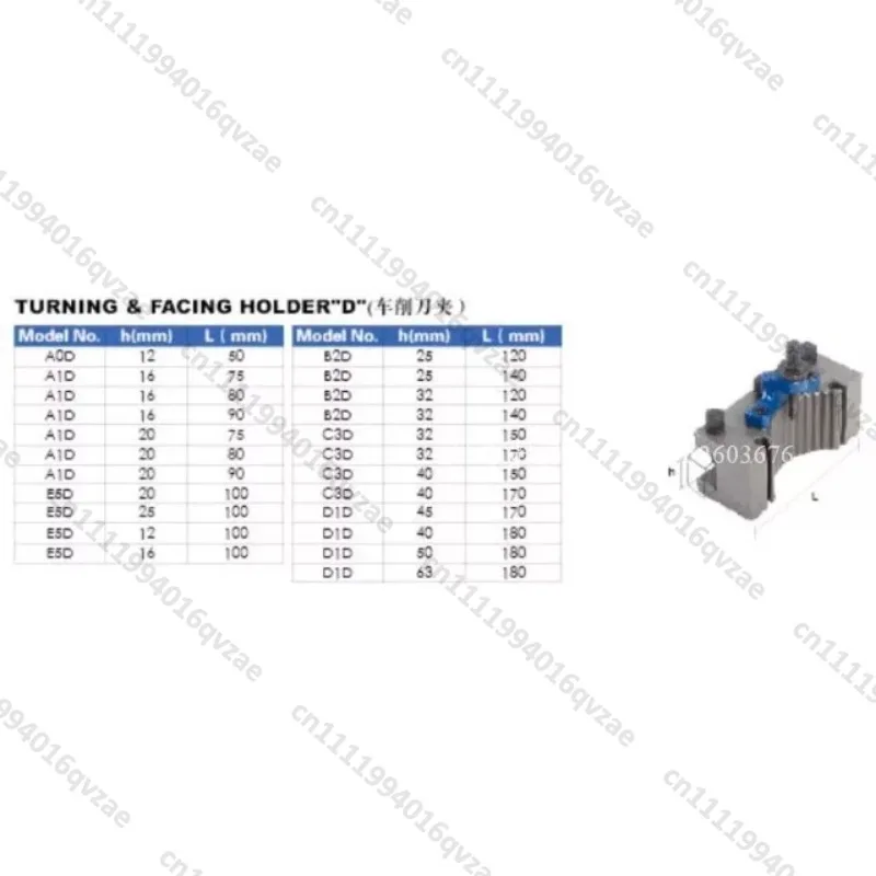 Lathe Accessories, Quick Tool Change, Toothed Tool Holder, Tool Holder Single Product BD25120 Can Hold 25 Knives Square