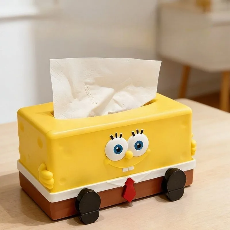 

Anime Peripherals Patrick Star Figure Tissue Box SpongeBob SquarePants Figurine Storage Box Decoration Collection Toys Gifts