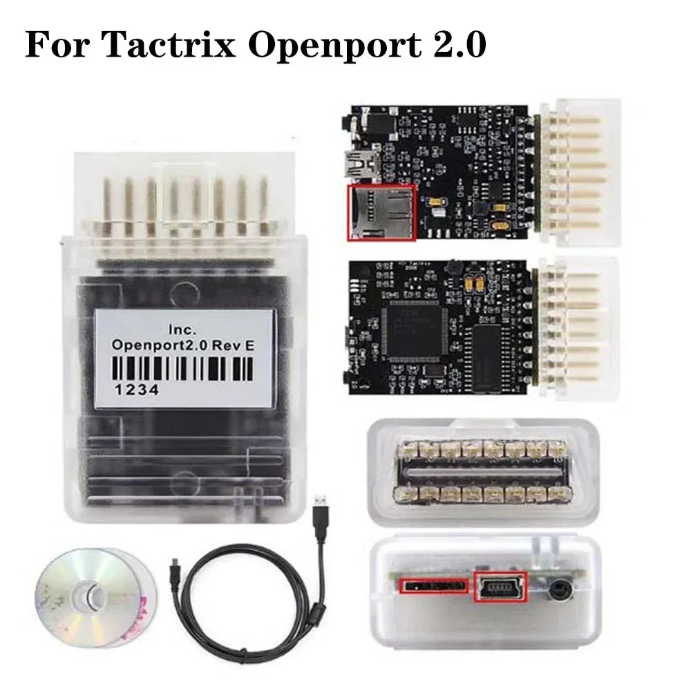 Newest Tactrix Openport 2.0 With ECU FLASH ECU Chip Tunning Tactrix Openport 2.0 ECUFLASH With All SW Full Set