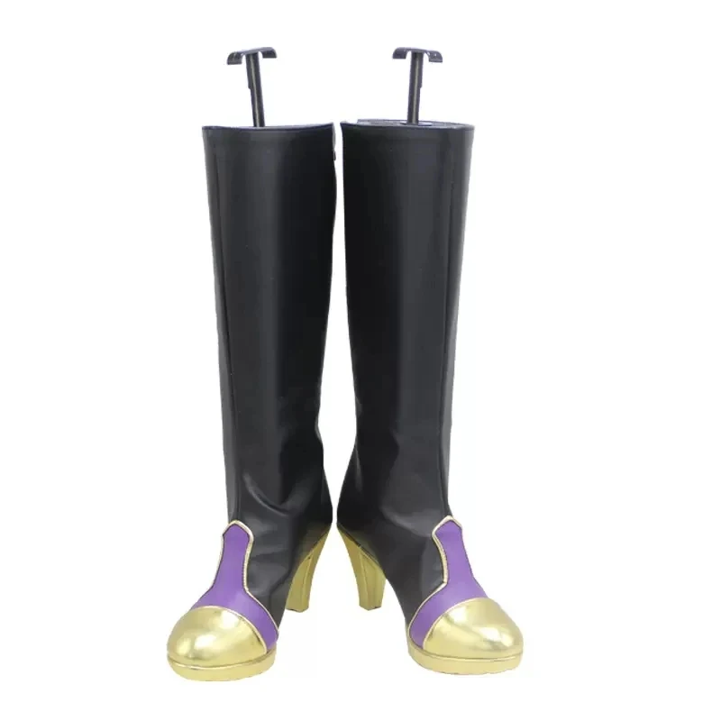 

Twisted-Wonderland Leech Cosplay Octavinelle Hight Boots Bind The Heart Floyd Artificial Leather Shoes Hallowe gf;.9