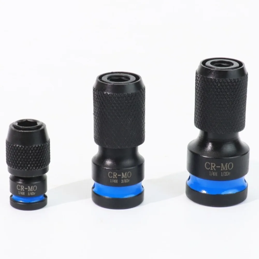 Electric Wrench Adapter Impact Hex Converter Square Drive To Quick Release Hex Socket Electric Wrench Motorcycle Repair Tool