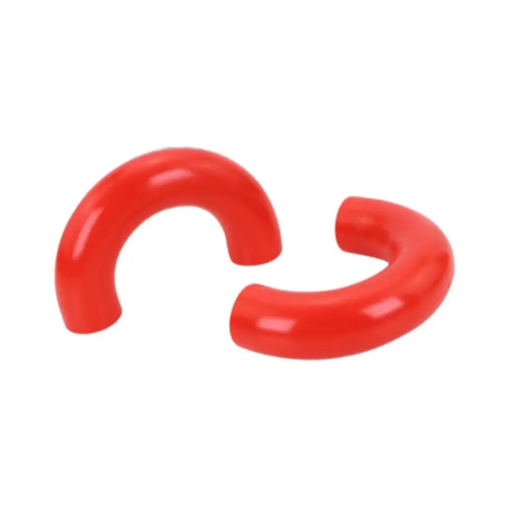 2 Pieces Tow Hooks Covers Car Accessories Silicone Covers for F150 Professional Red Easy Installation Sturdy