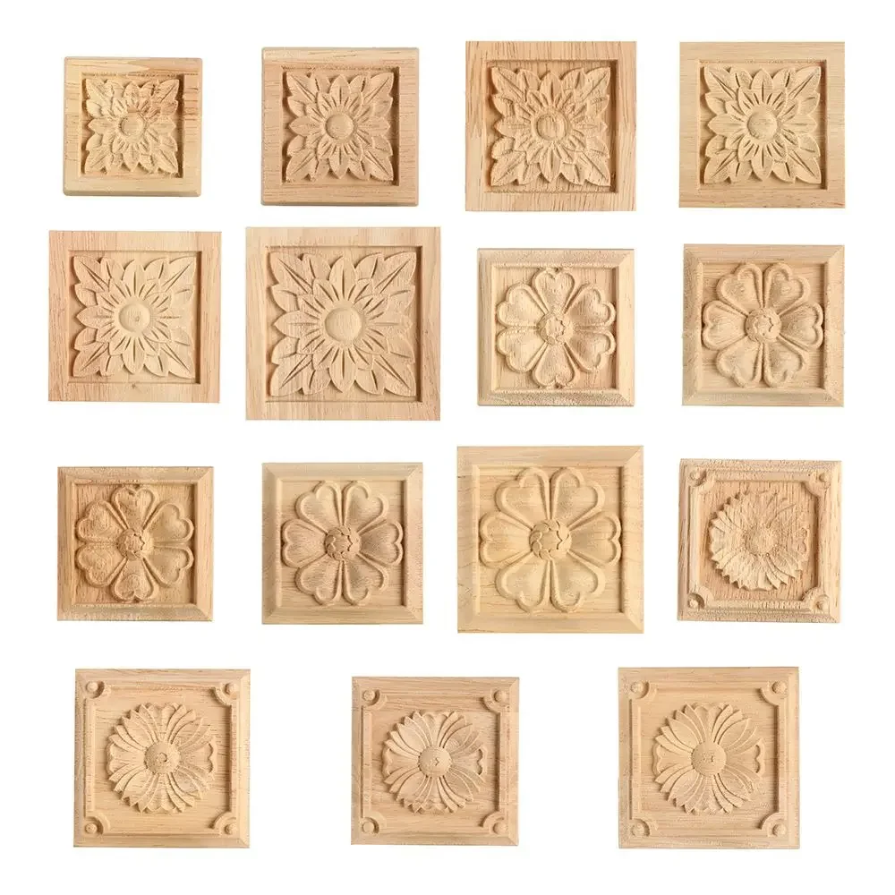 Wooden Carved Furniture Legs Decorative, Cabinet Seat Legs High Quality, DIY Furniture Legs Accessories for Craft