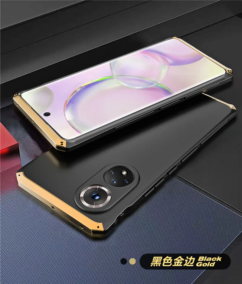 Armor Metal Phone Case For Honor 200 100 90 80 70 60 50 V40 Pro Rubber Shockproof Aluminum Bumper Coque For Honor200 Pc Fundas - Image 2