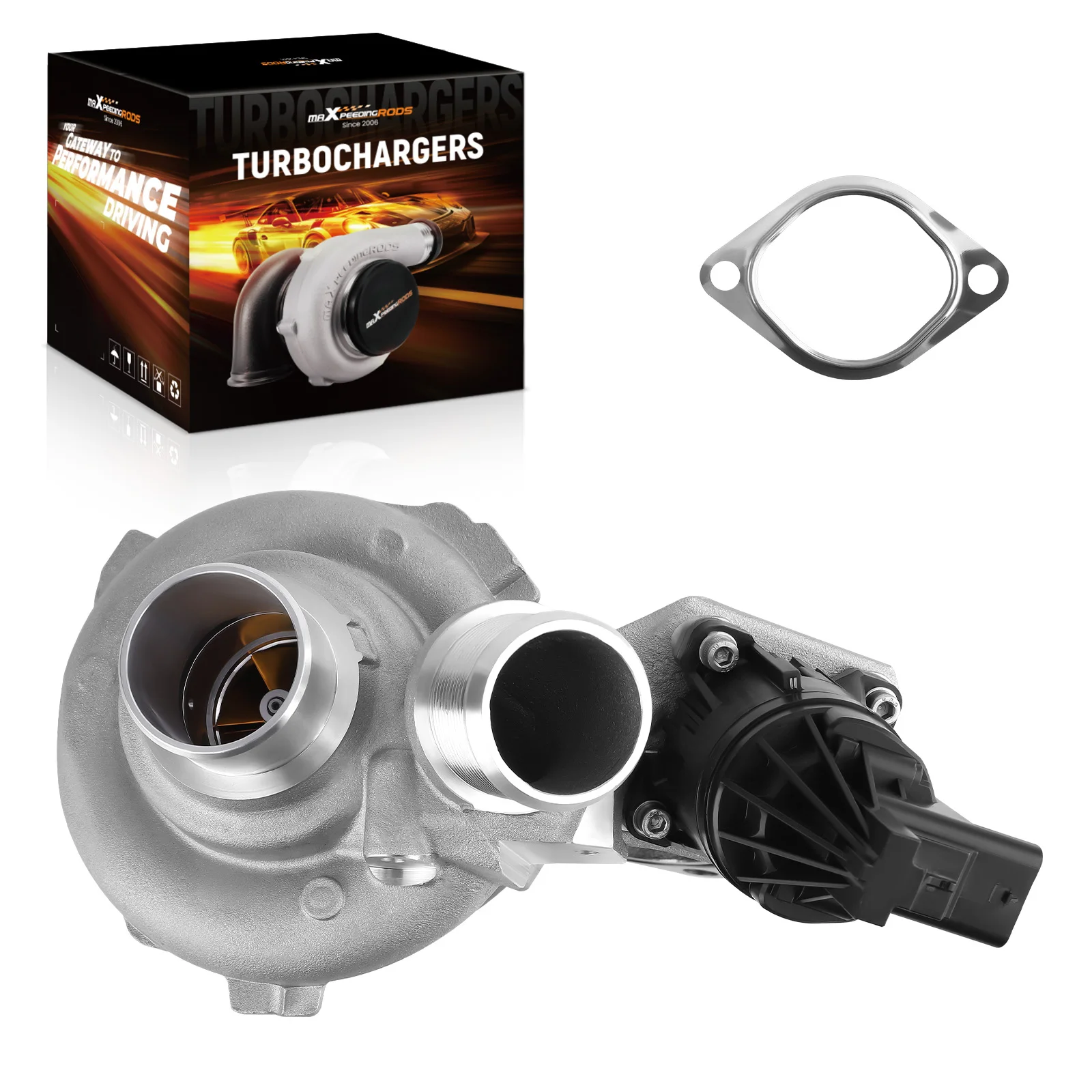 Maxpeedingrods Upgraded Billet Right Side K03 Turbo Kits For Ford F-150 Expedition For Lincoln Navigator 3.5L V6 GAS 2018-2023