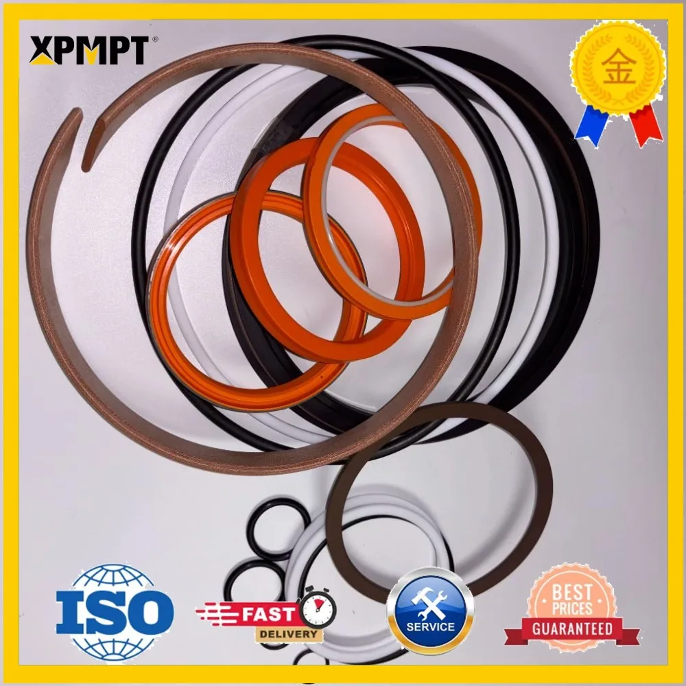 Boom Cylinder Seal Kit Compatible with Komatsu PC50MR-2 707-99-25670 PTFE NBR FKM