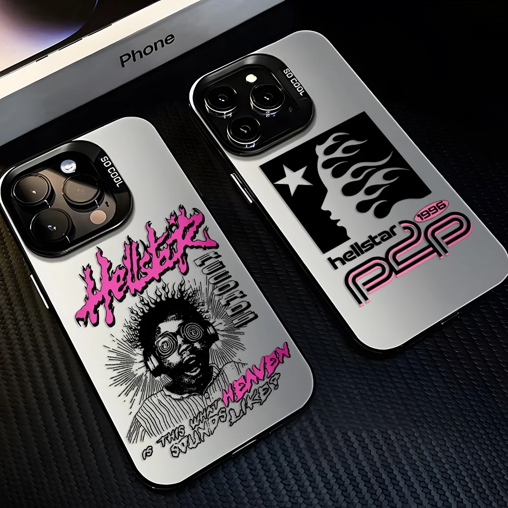 Fashion Graffiti Phone Case For H-HellstarS iPhone 16e 16 15 14 13 12 11  mini Pro Max X XR XSMAX 8 7 Plus Anti Fall Matte Cover - AliExpress  202192403