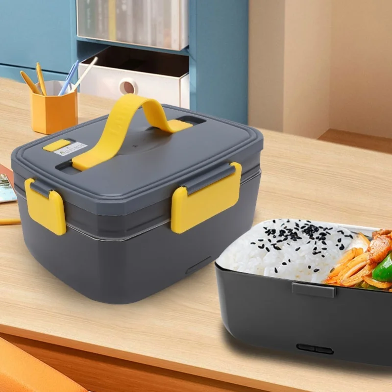 

Electric Lunch Box 3L Stainless Steel Portable Food Warmer Rice Cooker For Travel Office Car Home
