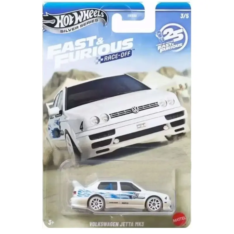 Hot Wheels Fast & Furious 1:64 Diecast Alloy Toy Car HNR88-P MAZDARX-7JETTA MK3 Car Culture Collectible Gift for Toy Collectors view 5