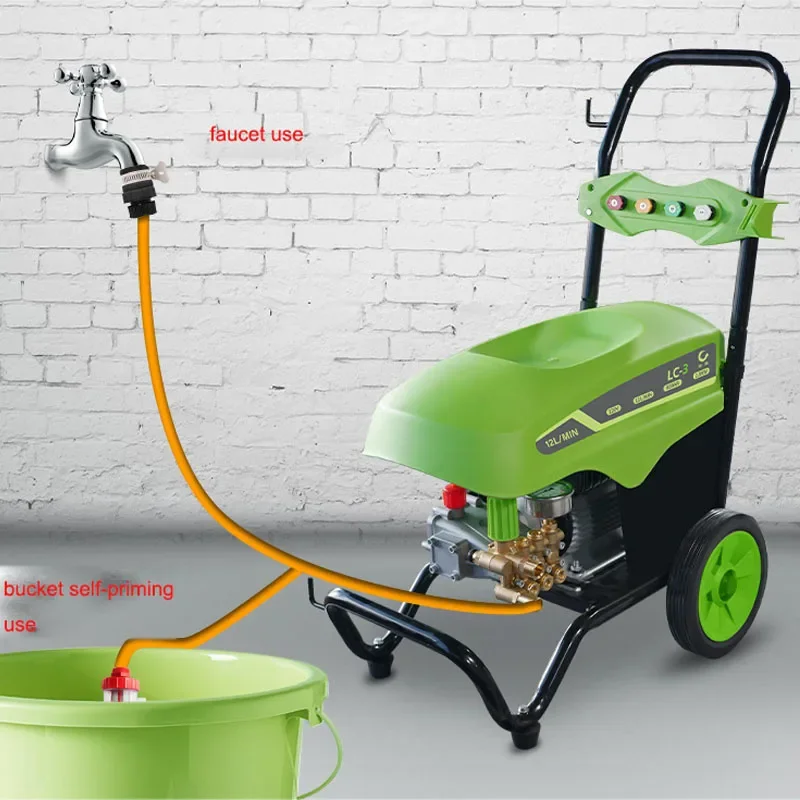2000W 12L/Min High-pressure Car Washing Machine Automatic Washing Machine 2000W High-power All-copper Washing Machine
