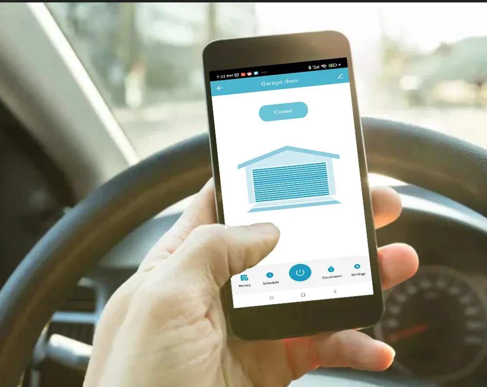 وحدة تحكم مفتاح فتح باب المرآب WiFi الذكية من Wofea متوافقة مع تطبيق Alexa Echo Google Home SmartLife/Tuya لا يتطلب محورًا