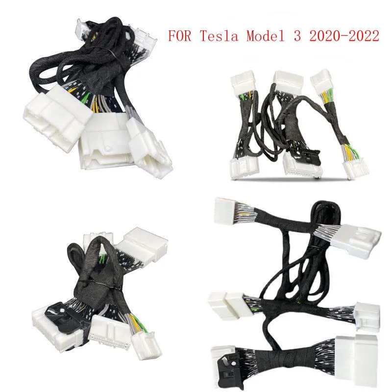 FOR Tesla Model 3 2020-2022 Audio Activation Cable, 8 Speakers Upgrade to 12 Speakers Unlock Wiring Harness, No Cut Wire Modific
