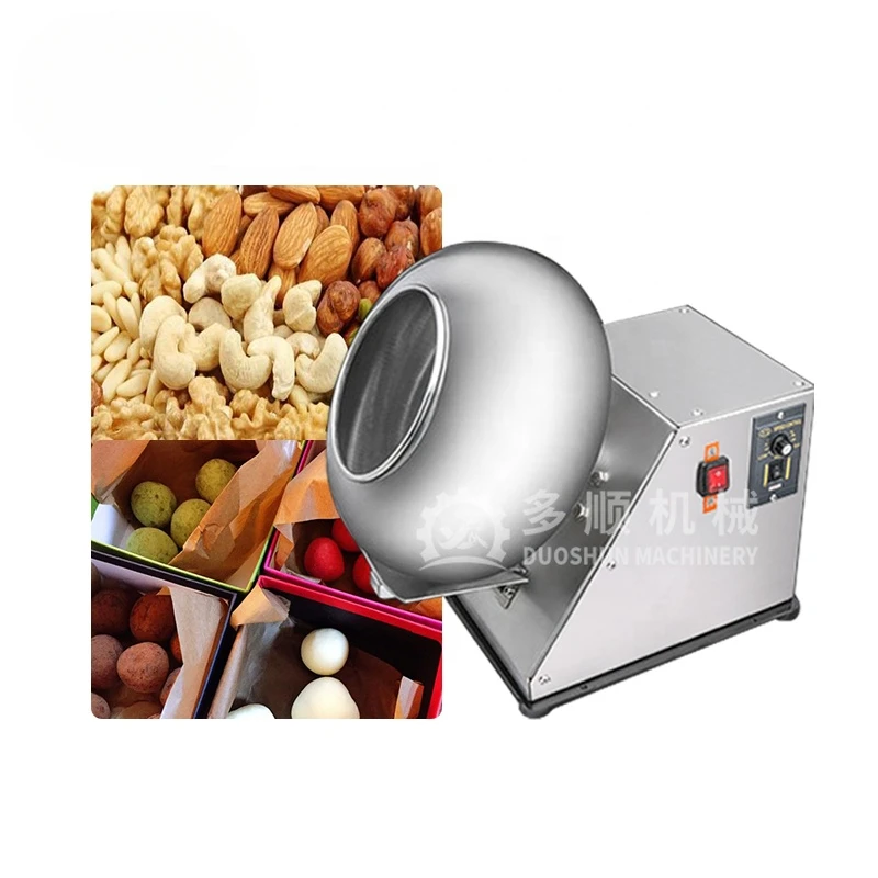 BY-300A Desktop Food Grade Heating Small Chocolate Peanut Sugar Coating Machine