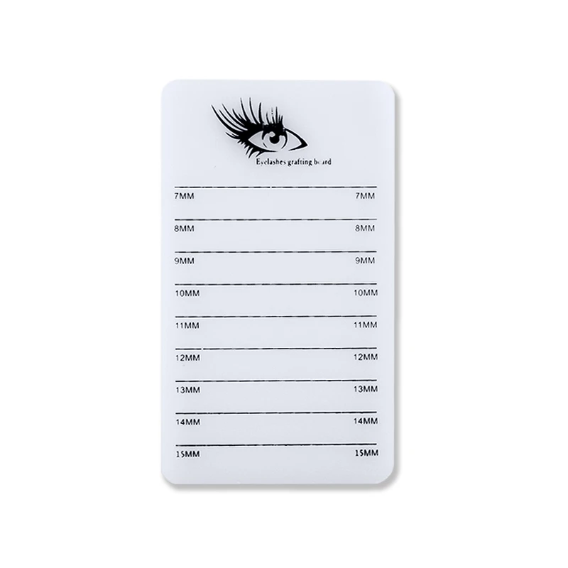 Beleza cílios acrílico placa de exibição enxertia mesa com escala florescimento coleção cabelo cola mesa para uso profissional