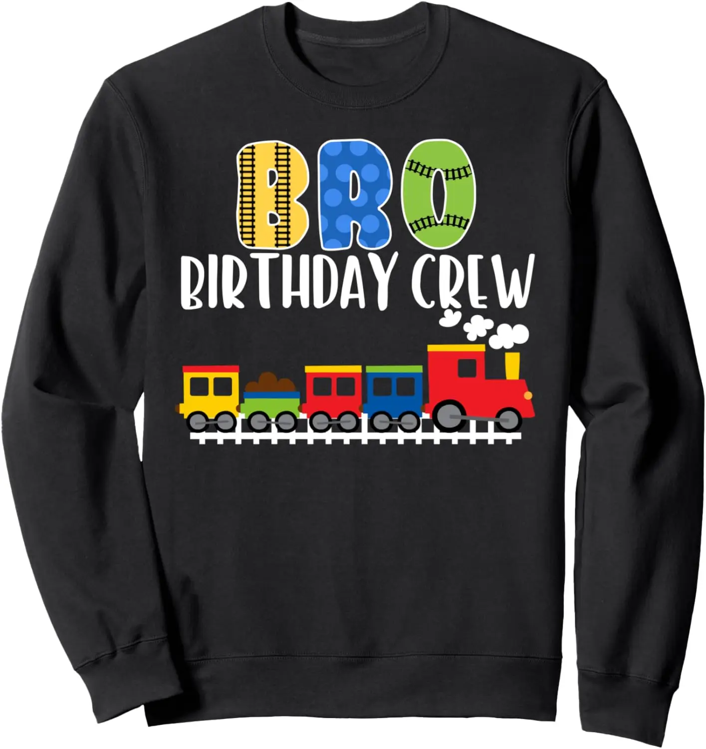 

Толстовка Bro Birthday Crew Railroad Train для мальчика на день рождения