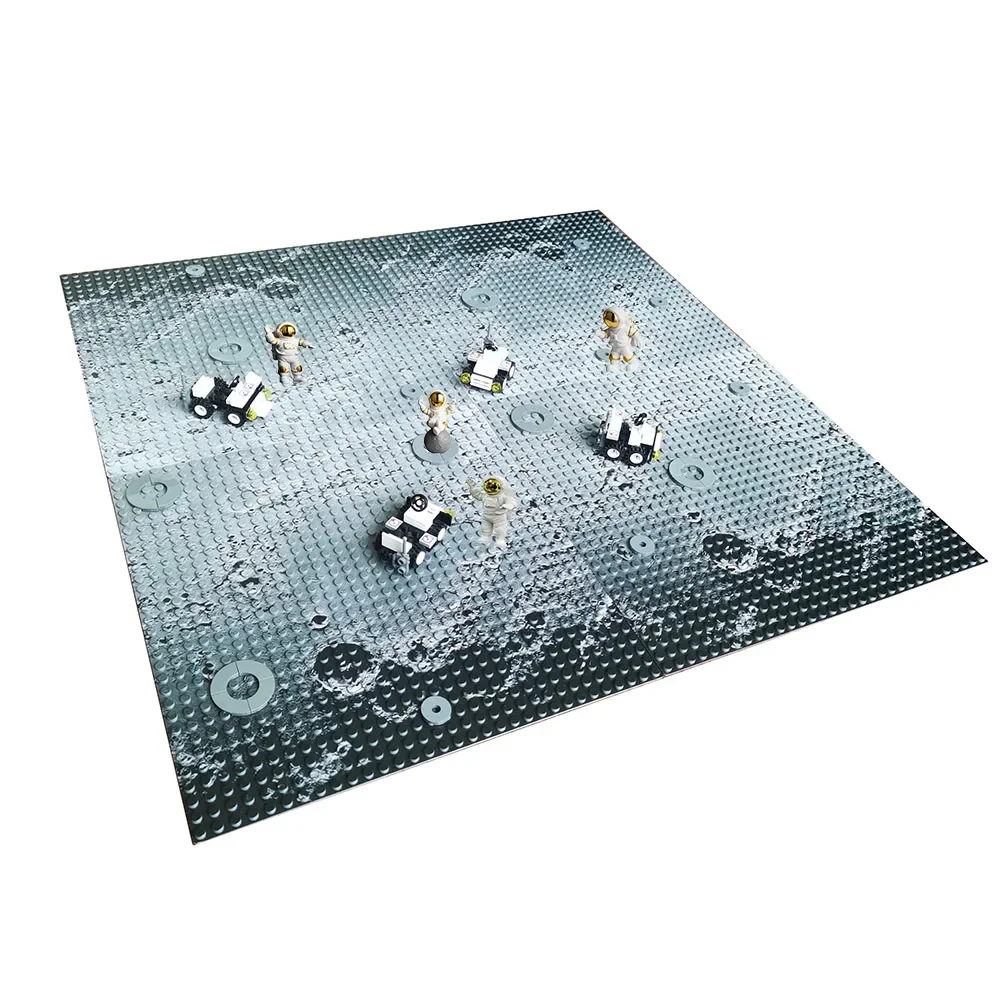 10*10 inch Space Mars Base Baseplate 32x32 Small Dot Building BLock Martian Base Field Operations Base Plate