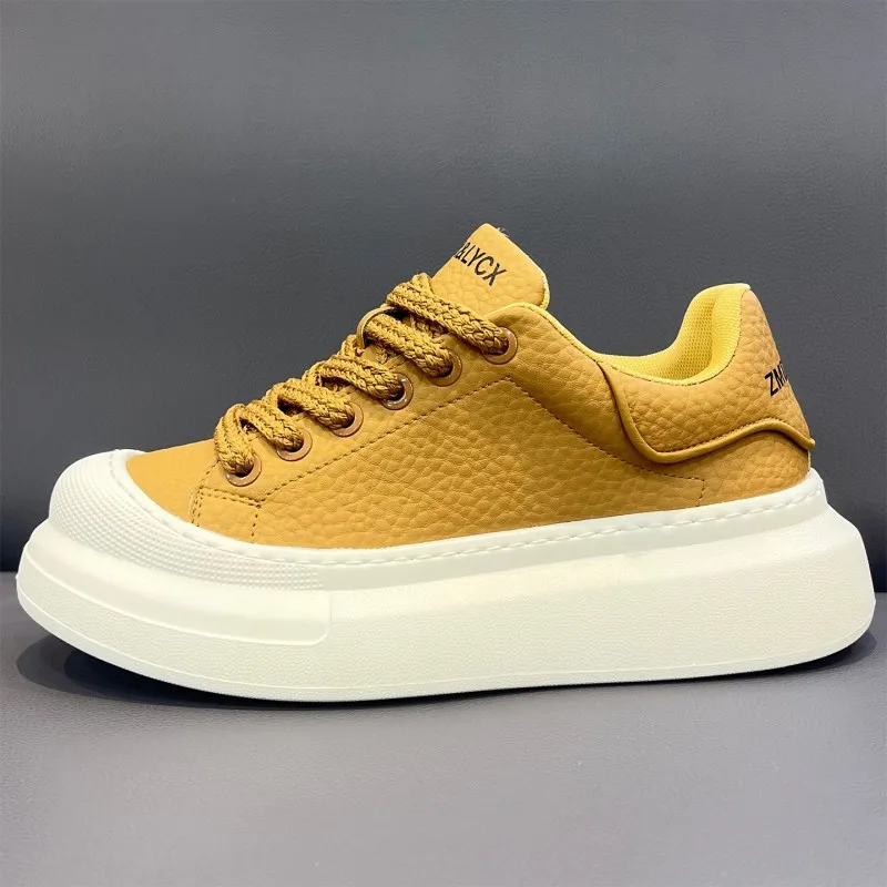 Casual Male Shoes Dress for Men Fashion Cheap Leather Breathable Shoe Original Man Sneakers Deals Comfortable Outdoor Waterproof