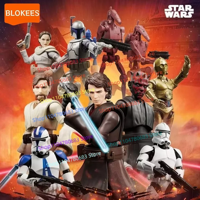 New Blokees Original Box Building Block Man Star Wars Beyond Lite Ver.2 Assembled Movable Robot Hidden Clone Trooper Toy Gift