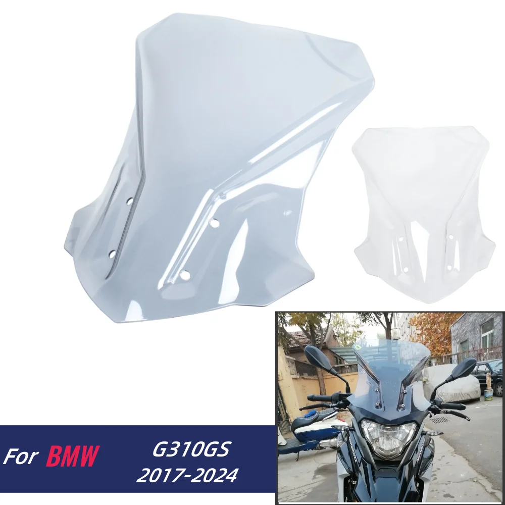 

G310GS Windshield Windscreen For BMW G 310GS 2017-2024 G310 GS Air Wind Deflectors Motorcycle Front Screen Shield Accessories
