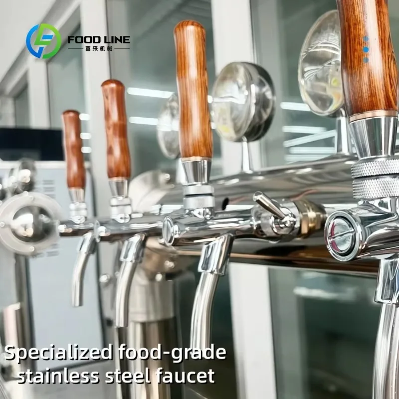 Custom Premium Stainless Steel Commercial Grade Eco-Friendly Beer Dispenser Electric Self-Pour Detachable Freestanding Easy