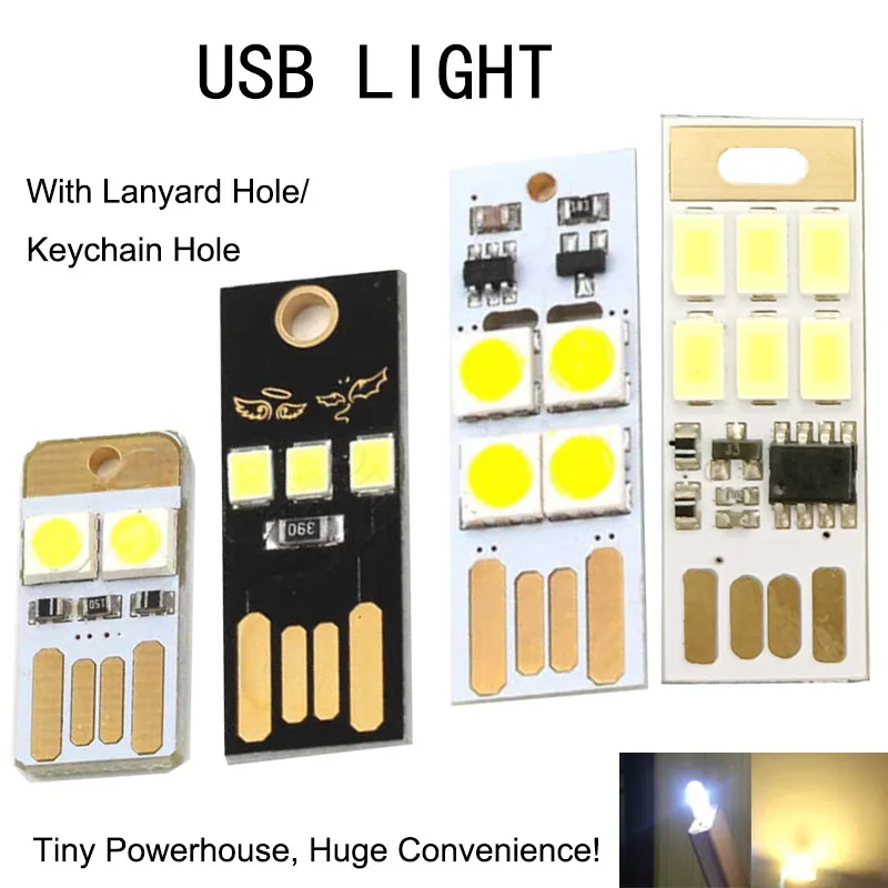 

USB Book Lights USB Night Light Mini LED Night Light USB Plug Lamp Power Bank Charging Small Round Reading Eye Protection