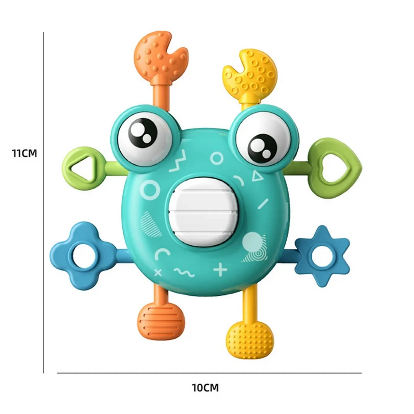 Juguetes sensoriales Montessori para bebé, cuerda de tracción de silicona, juguete educativo interactivo, juguetes educativos para el Desarrollo, regalo, 1 unidad