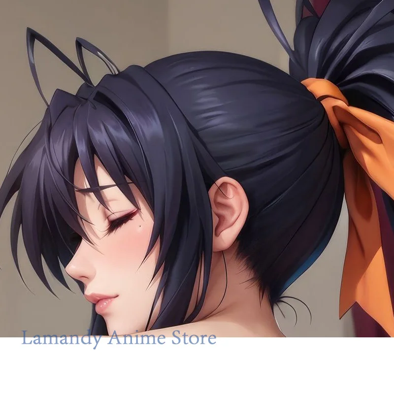Dakimakura Anime Akeno Himejima Double-Sided Print Pillowcase Life-Size Body Pillow Cover