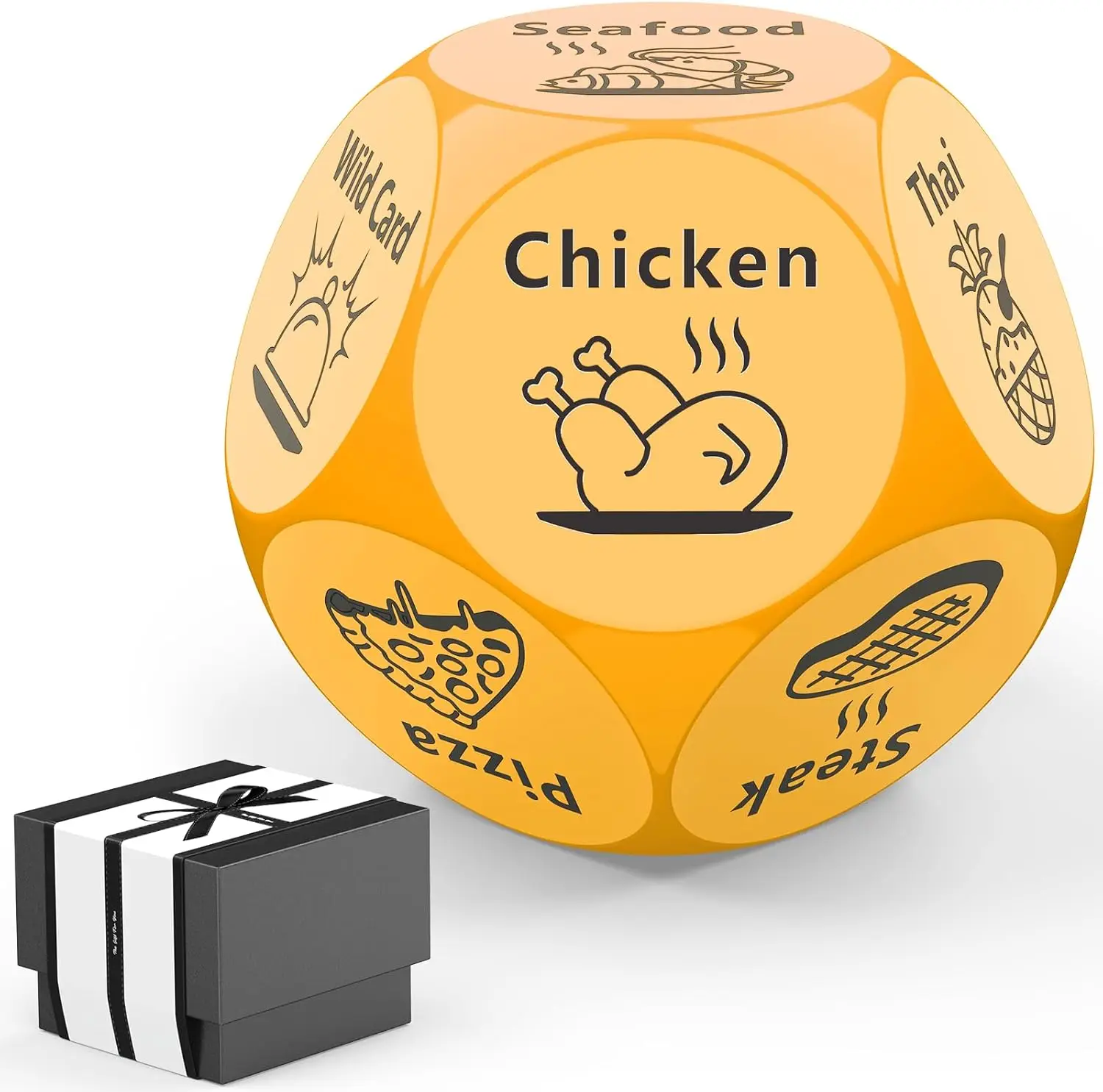 

Кубики для принятия пищевых решений для пар, для романтического вечера, веселая игра для ужина, подарок на День святого Валентина, годовщину, день рождения