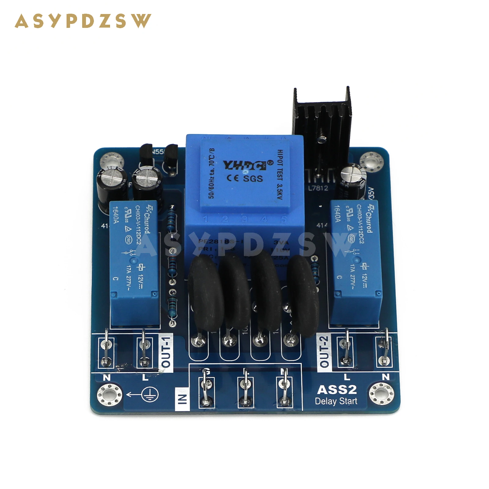 ASS2 High power class A Power amplifier Delayed Soft start DIY Kit/Finished board 110V/220V (Optional)