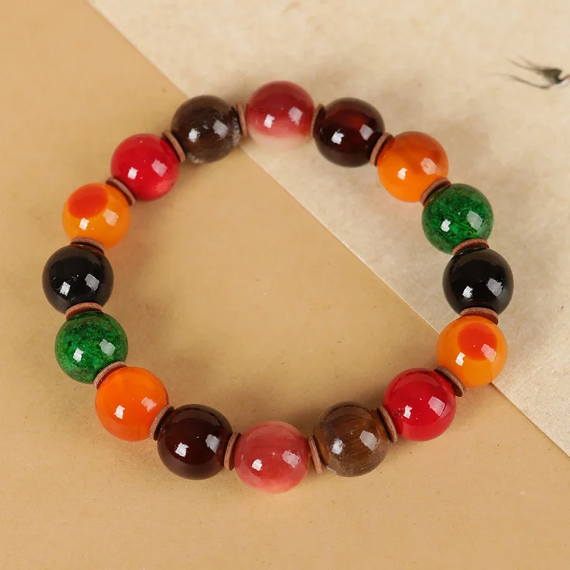 

Браслет Yak Bone Mountain Bird с имитацией угла и несколькими драгоценностями