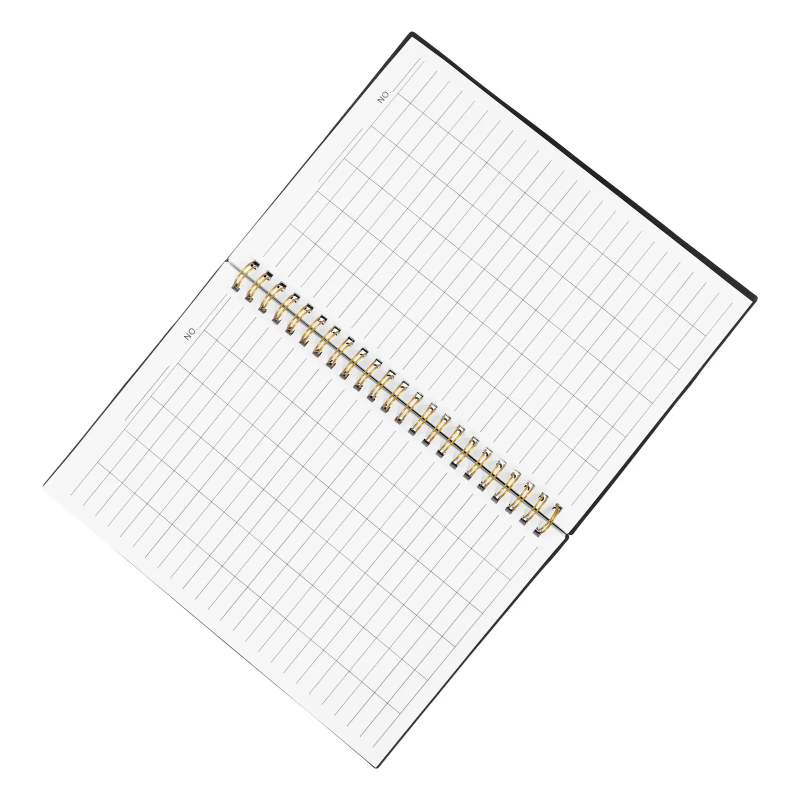 Blank Lined Inventory Log Book with PP Cover for Business Record Keeping Stock Management Accounting Ledger Pad for Office Home