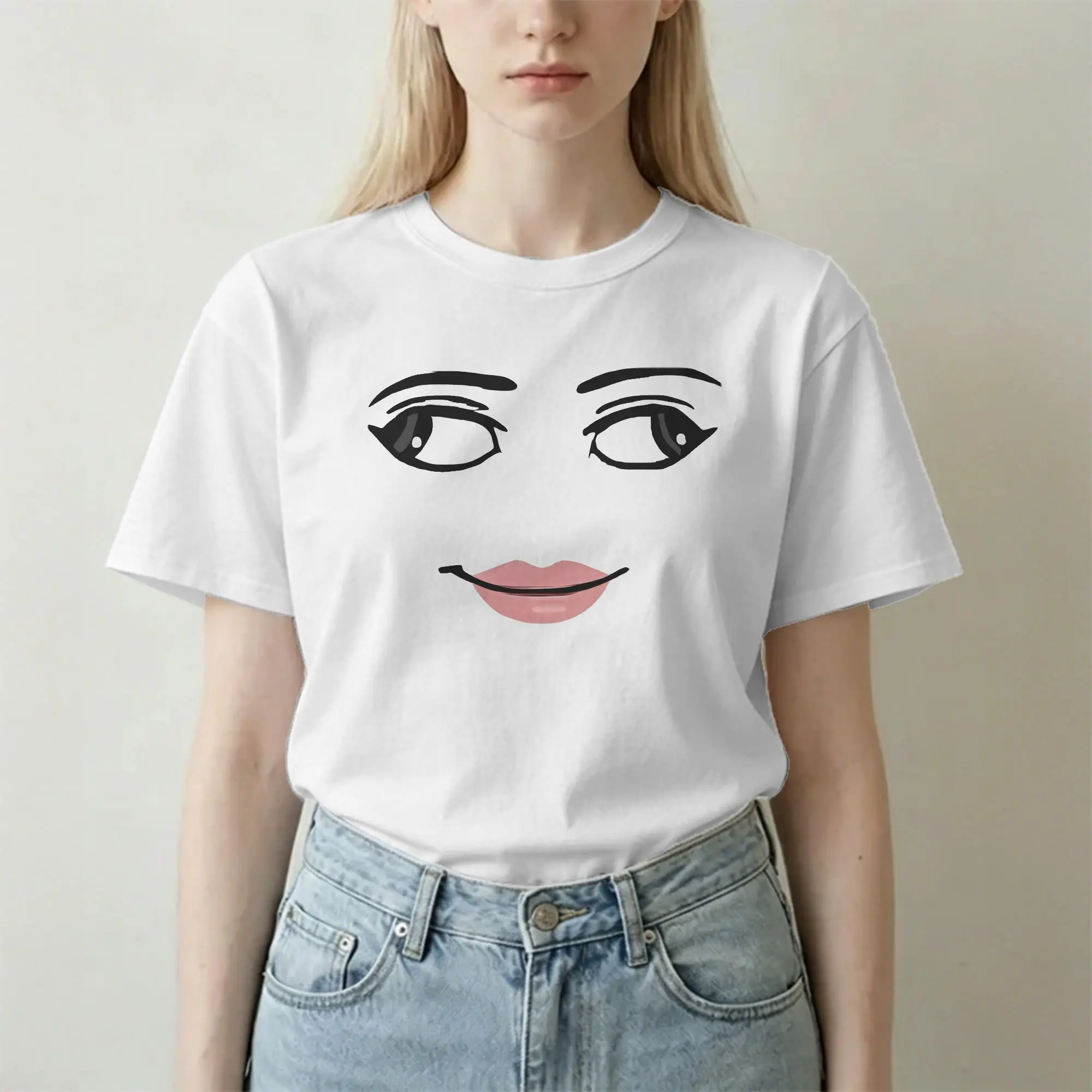 Camisetas Engraçadas de Meme de Robô para Homens e Mulheres, Camisetas de Algodão Puro com Gola Redonda, Camisetas de Manga Curta, Roupas Plus Size